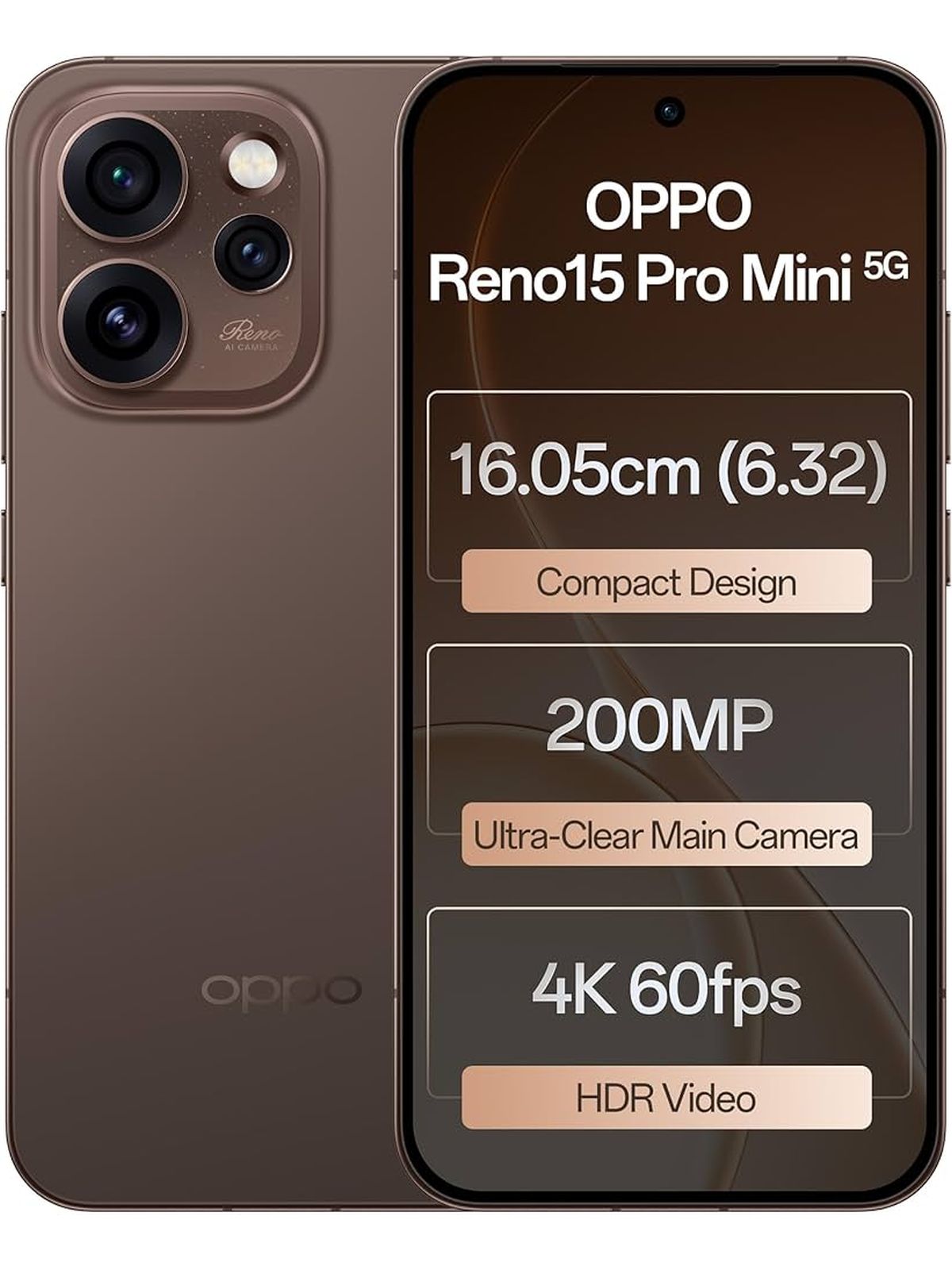 Oppo Reno15 Pro Mini 5G - Renewed Mobile Device - Authentic Product Photo