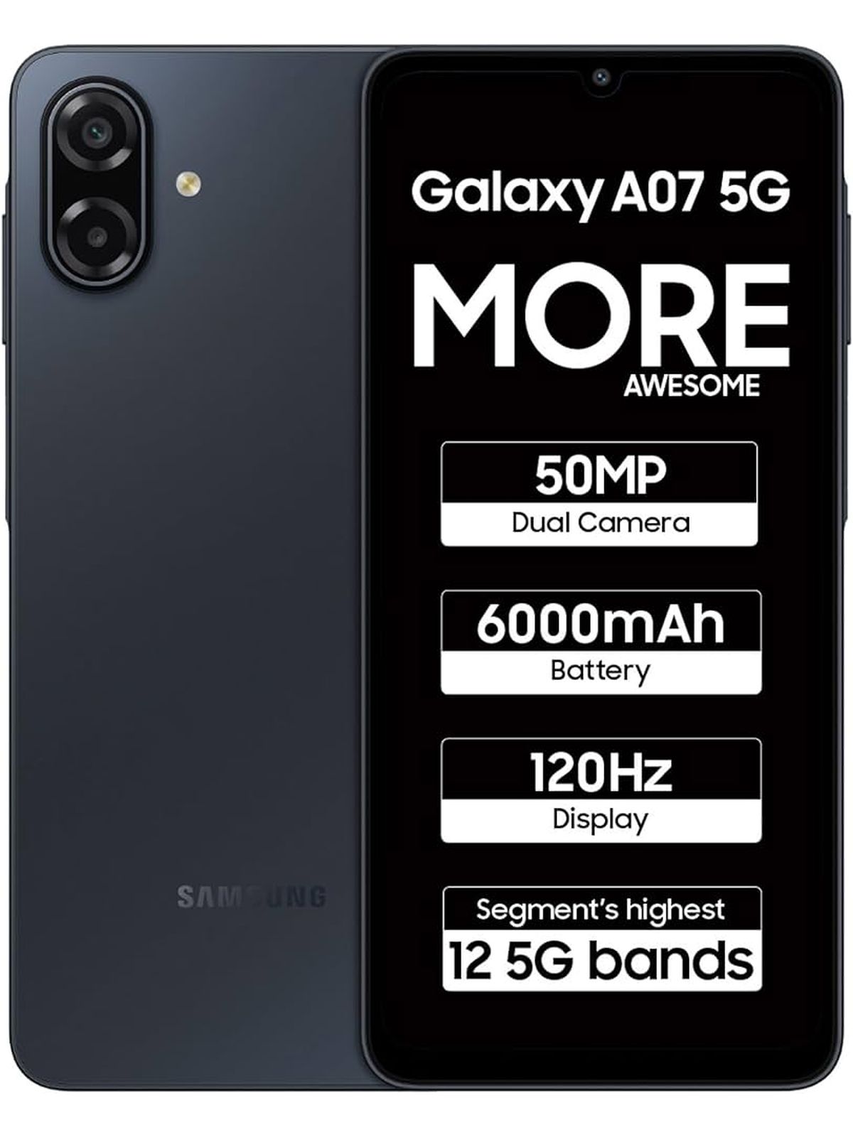 Samsung Galaxy A07 5G - Certified Refurbished Cell Phone - Genuine Manufacturer Picture
