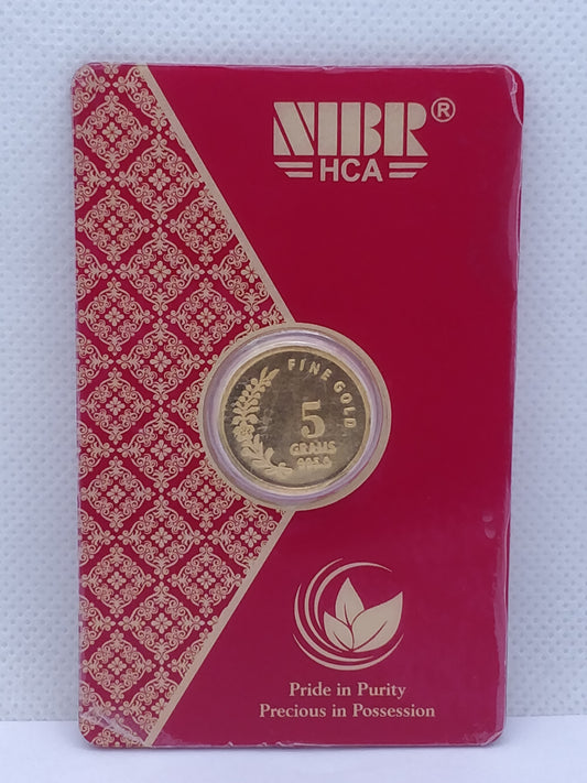 995 Purity Gold Coin for Investment & Gifting | Weight 5G