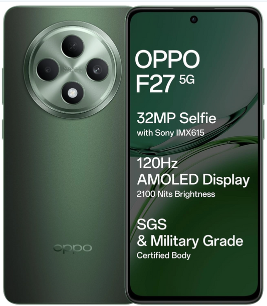 Oppo F27 5G - Certified Refurbished Cell Phone - Genuine Manufacturer Picture