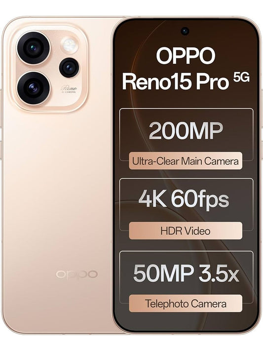 Oppo Reno15 Pro (India) 5G - Second hand phone Mobile - Original Product Photo