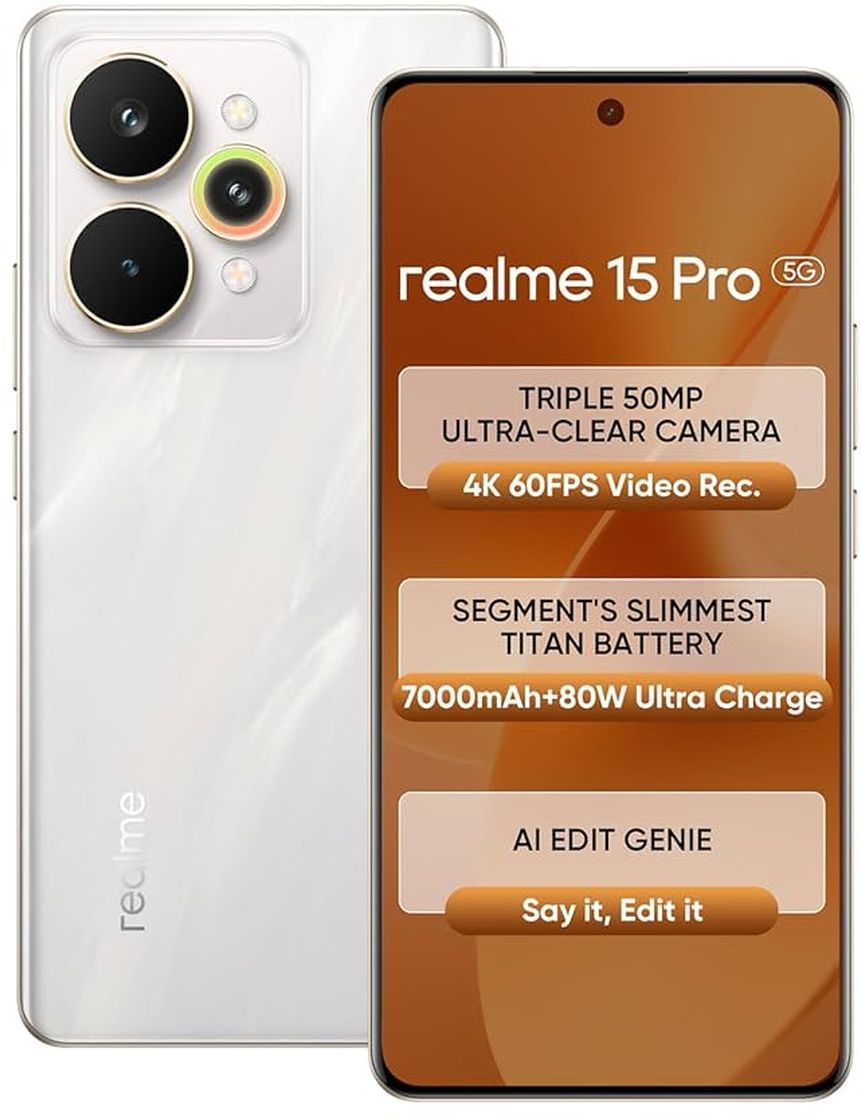 Realme 15 Pro 5G - Certified Refurbished Cell Phone - Genuine Manufacturer Picture