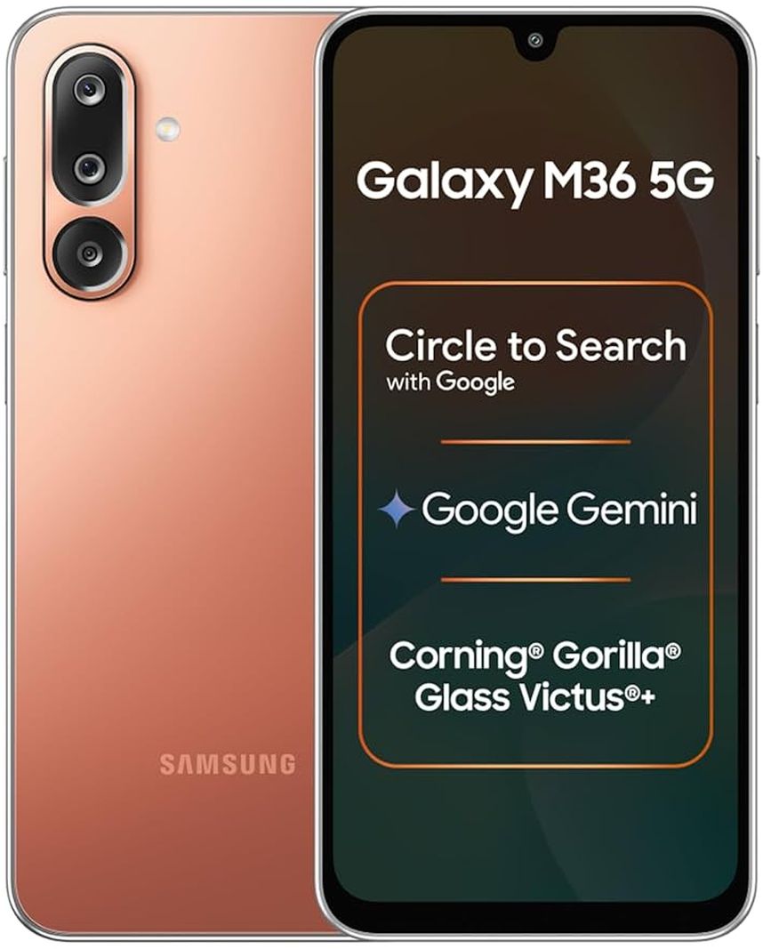 Samsung Galaxy M36 5G - Certified Refurbished Cell Phone - Genuine Manufacturer Picture