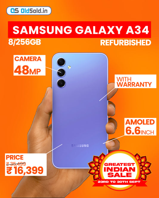 Samsung Galaxy A34 5G - Refurbished