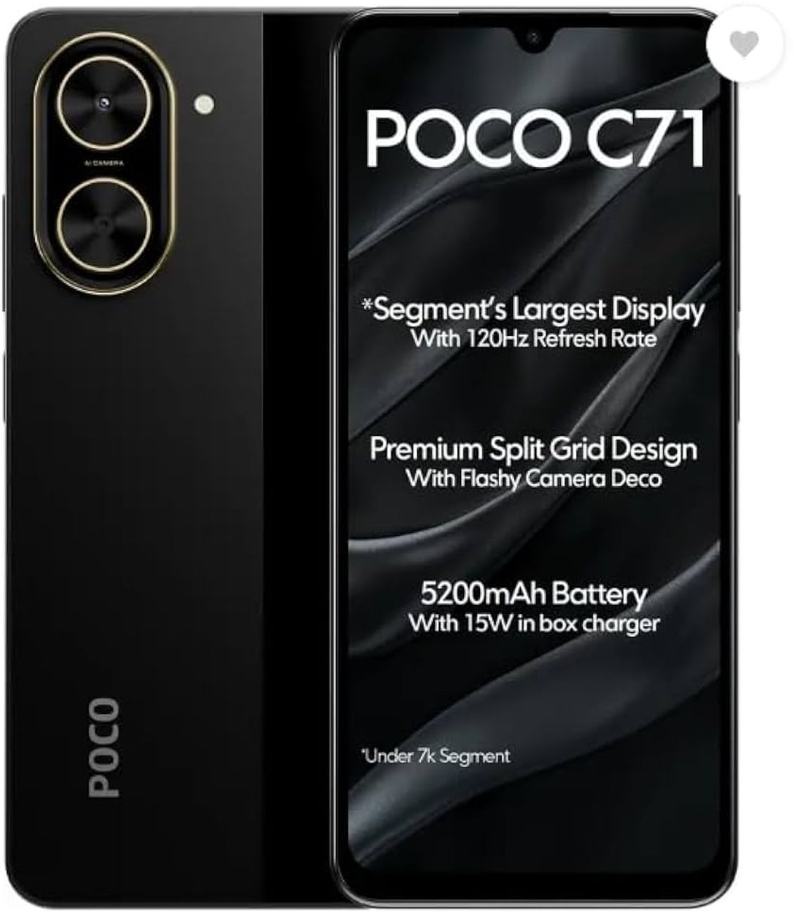 Xiaomi Poco C71 4G - Certified Refurbished Cell Phone - Genuine Manufacturer Picture